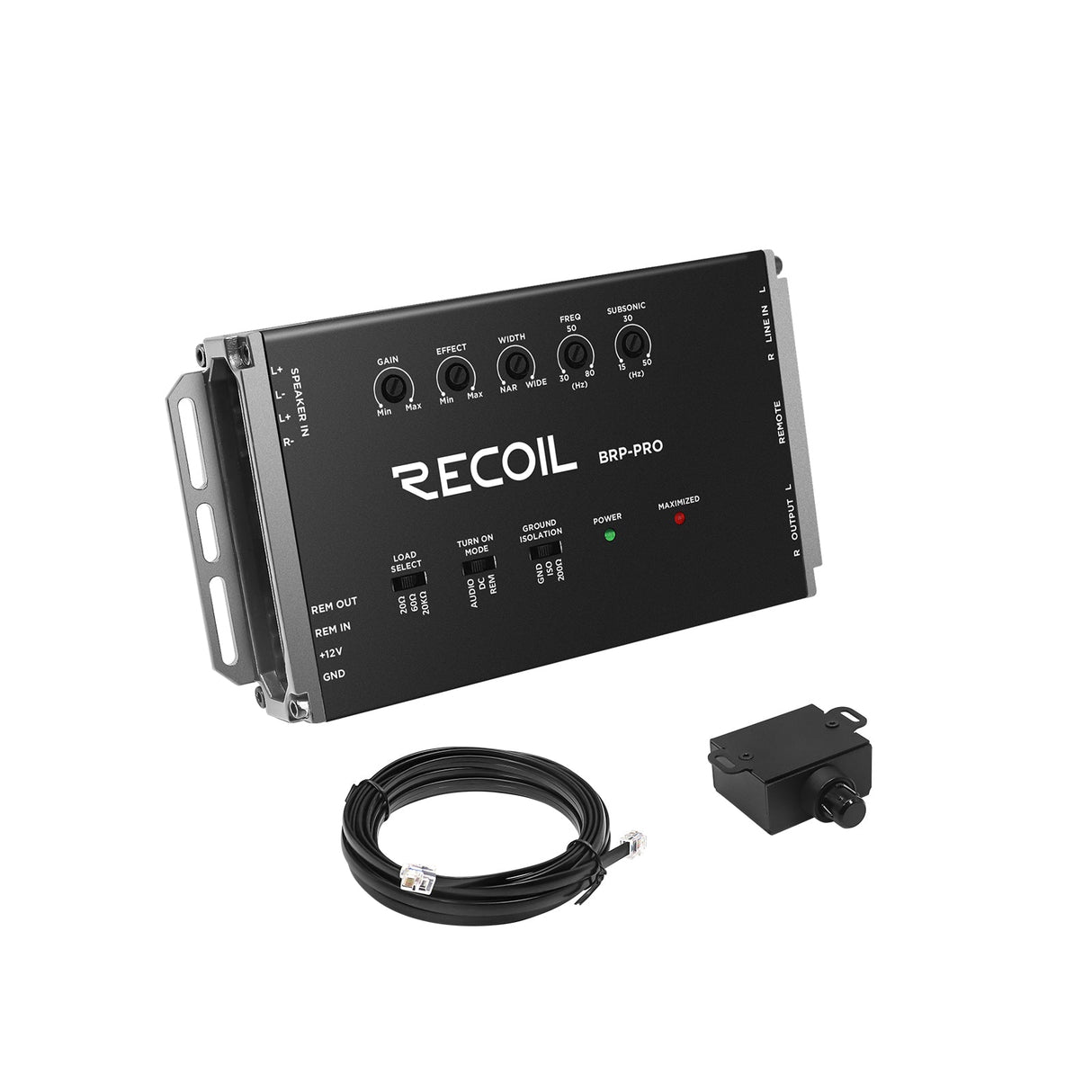 Recoil BRP-PRO BASS RESTORATION PROCESSOR / LOC / LINE DRIVER 2 Channels