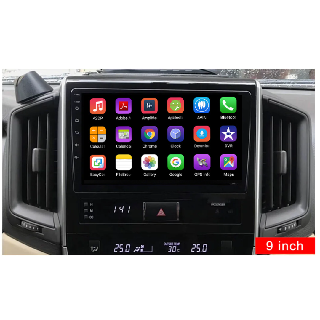 Daiko Car Stereo Wireless Carplay Android Auto For Toyota Land Cruiser 2016-2023