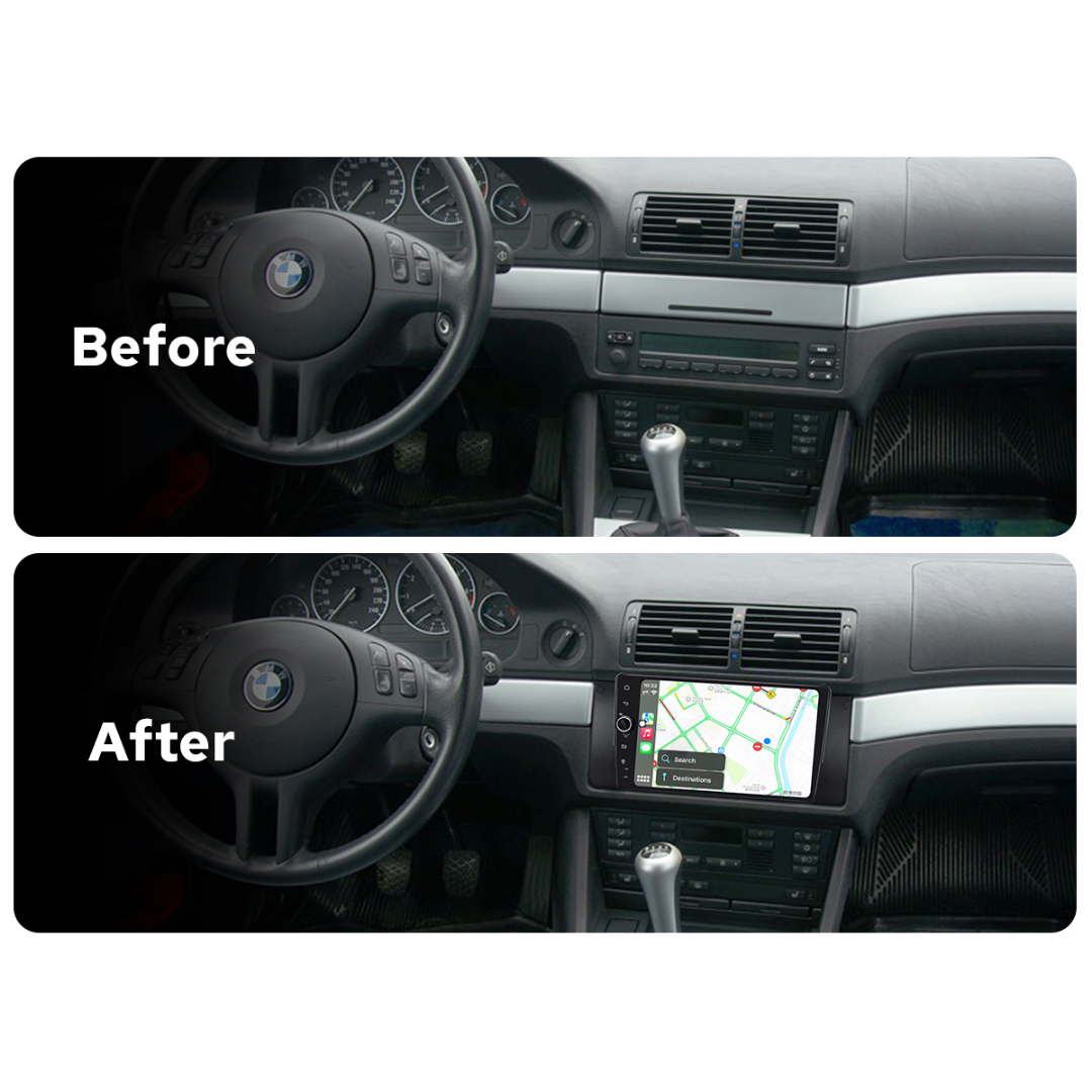 Daiko Car Stereo Wireless Carplay Android Auto For BMW 5-Series E39 1995-2003