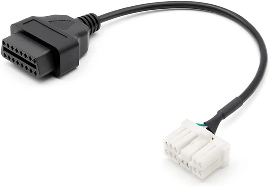 Tesla Model X and Model S pre-2015 12pin to 16pin OBD2 Adapter Diagnostic Cable