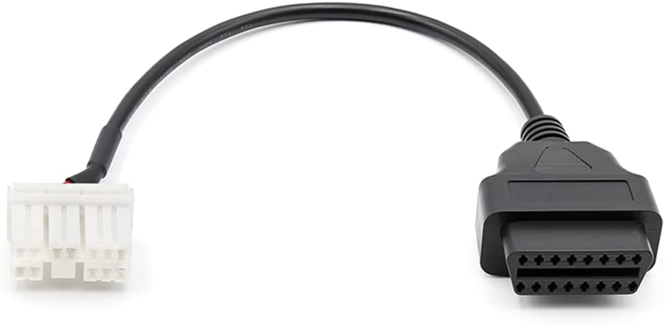 Tesla Model X and Model S pre-2015 12pin to 16pin OBD2 Adapter Diagnostic Cable