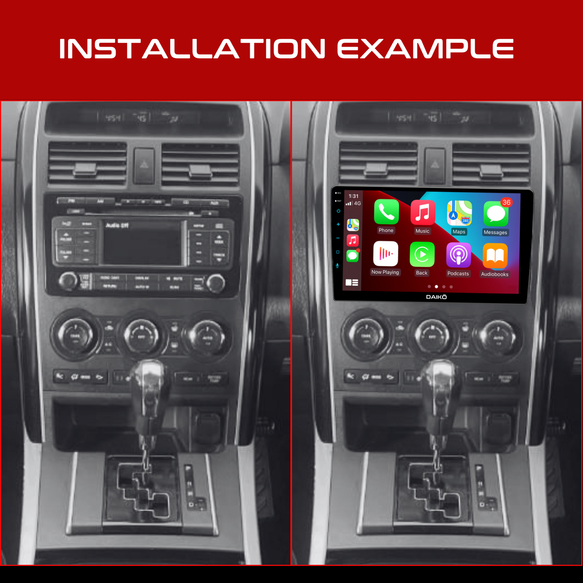 Daiko Multimedia Unit Wireless Carplay Android Auto For Mazda CX-9 2007-2015