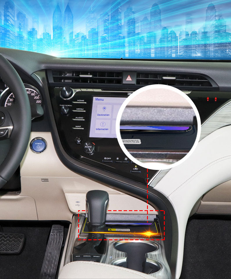 Wireless Charger For Toyota Camry (8th Gen) 2017-2022 15W Fast Charging For Mobile Phone