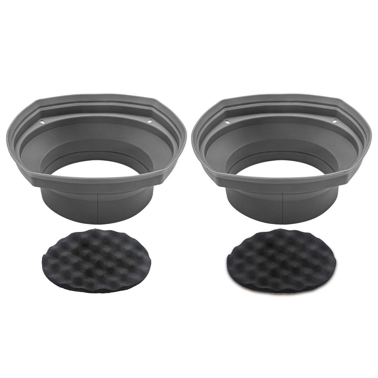 Recoil SPB69 6X9inch� Car Speaker Baffle Kits Foldable Silicone with Egg Crate Foam 2pcs