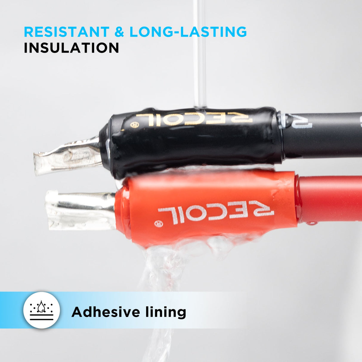 Recoil 0HSK20 Waterproof Heat Shrink Tubing Assortment Kit 1/0 AWG