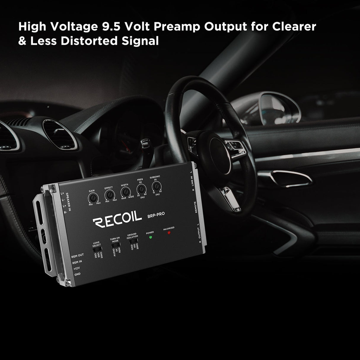 Recoil BRP-PRO BASS RESTORATION PROCESSOR / LOC / LINE DRIVER 2 Channels