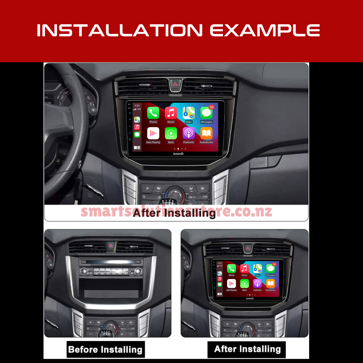 Daiko Multimedia Unit Wireless Carplay Android Auto For LDV T70 2019-2023