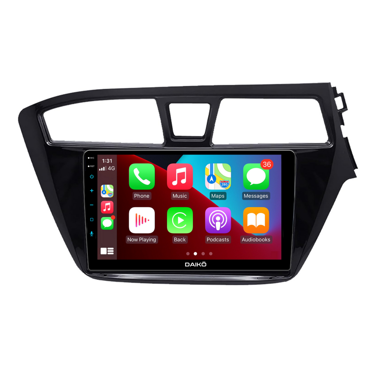 Daiko Multimedia Unit Wireless Carplay Android Auto For Hyundai i20 2017+