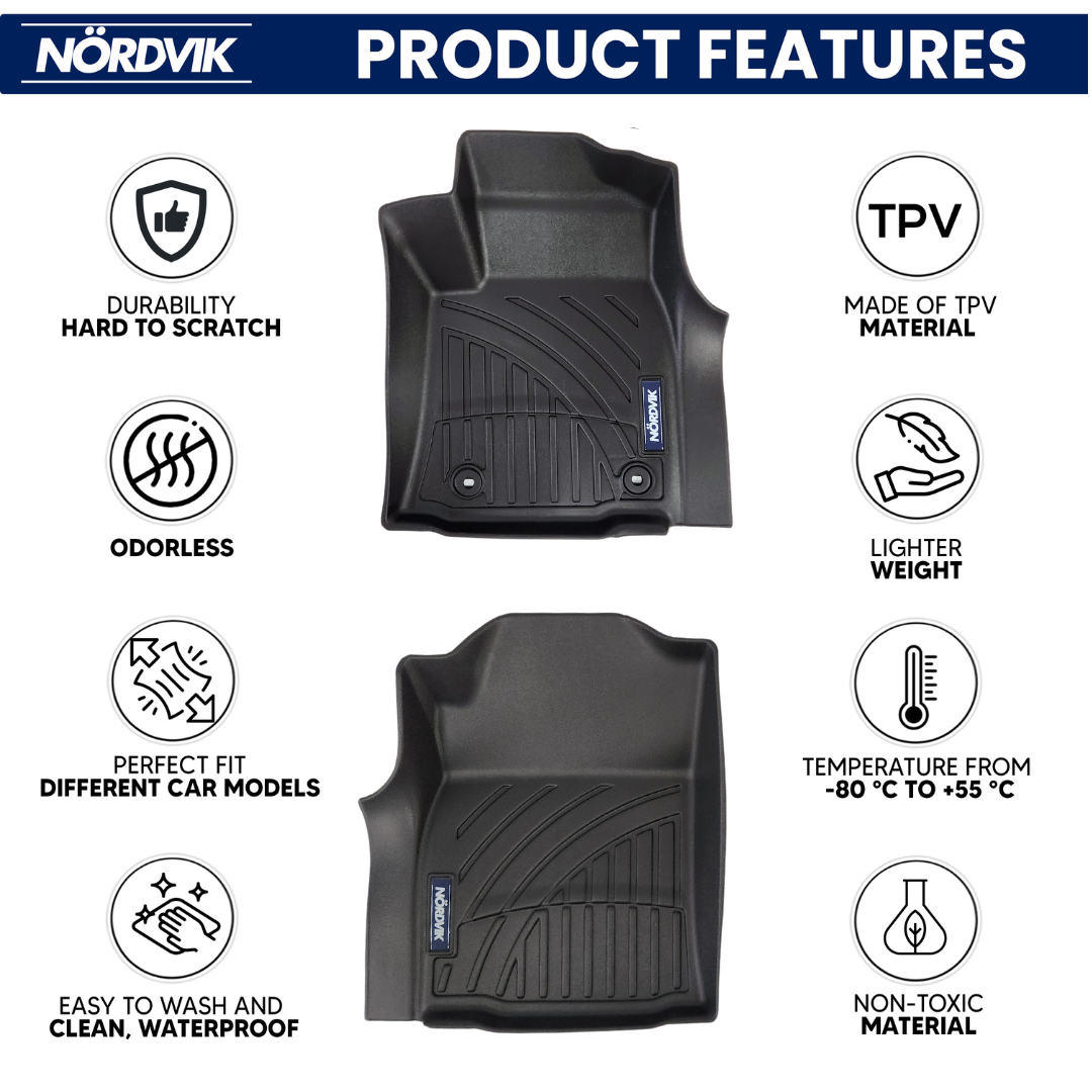 Nordvik Floor Liners Kit For Toyota Corolla Fielder 2012-2023