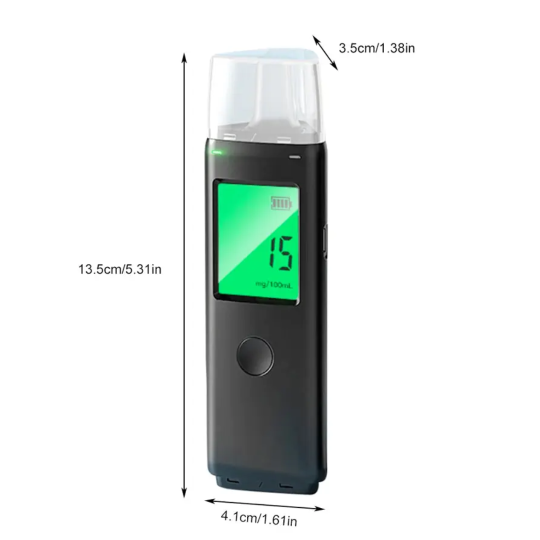 Mr Black 5 Portable Alcohol Tester | Portable & Dustproof Alcohol Breathalyser