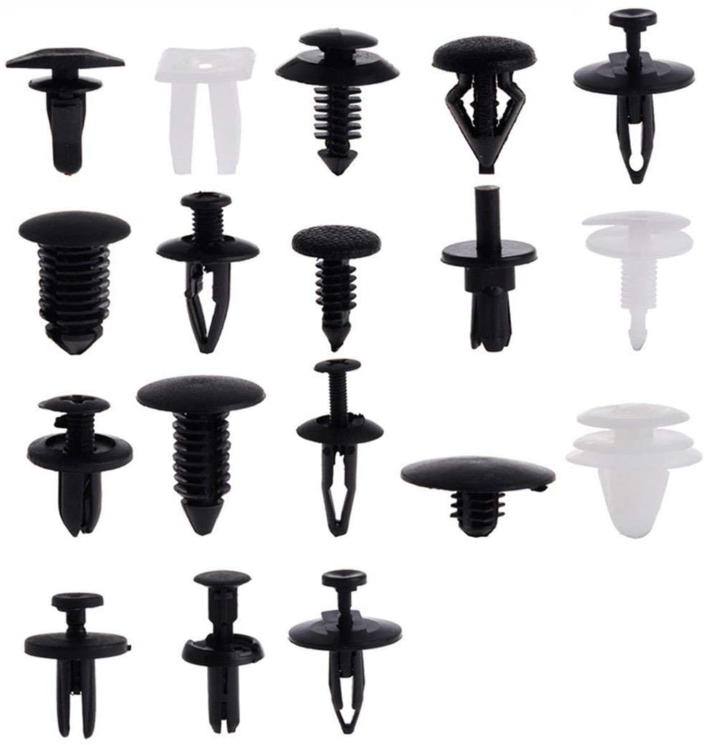 415 PCS Car Retainer Clips & Plastic Fasteners Kit-18 Most Popular Sizes