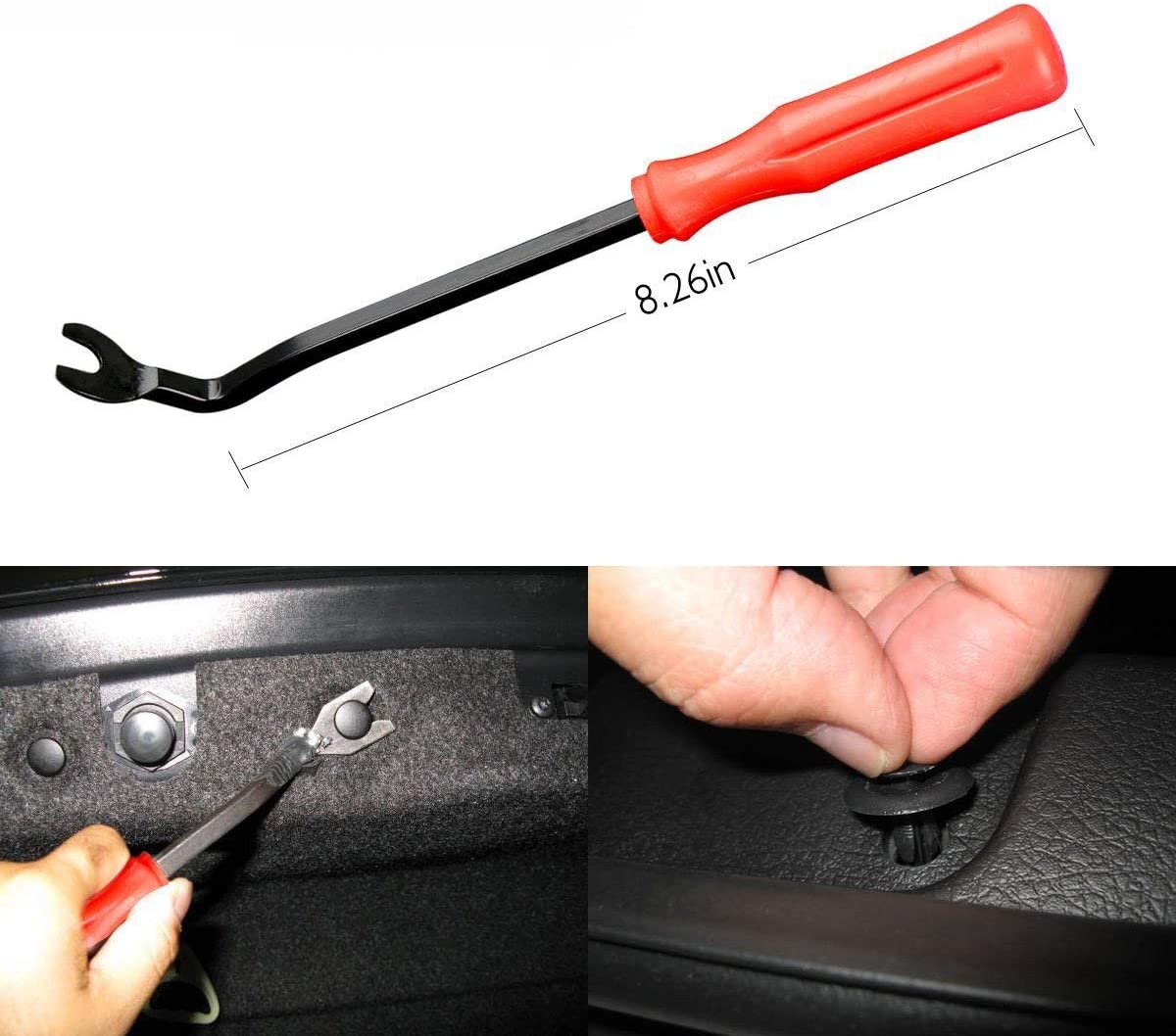 415 PCS Car Retainer Clips & Plastic Fasteners Kit-18 Most Popular Sizes