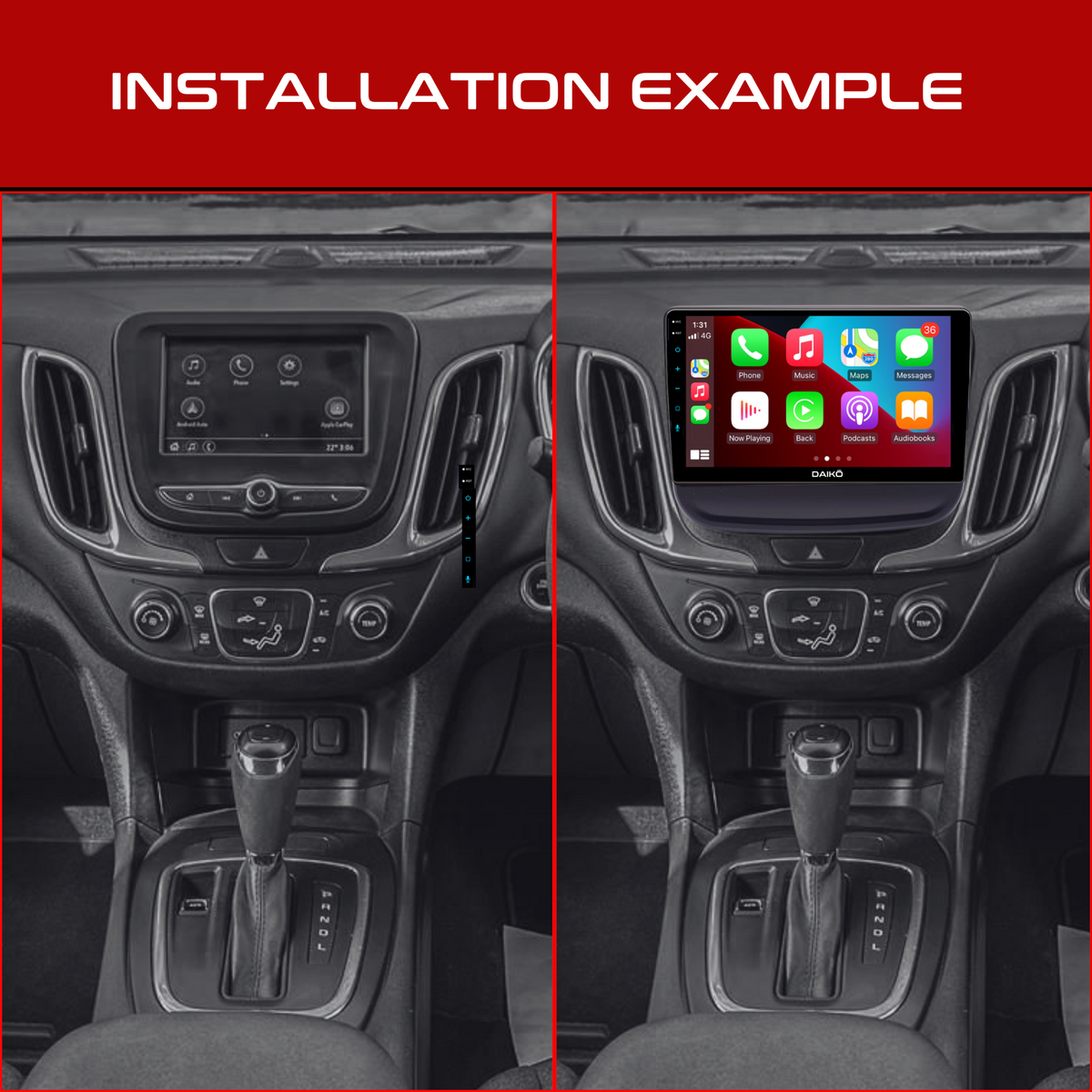 Daiko Multimedia Unit Wireless Carplay Android Auto GPS For Holden Equinox 2017