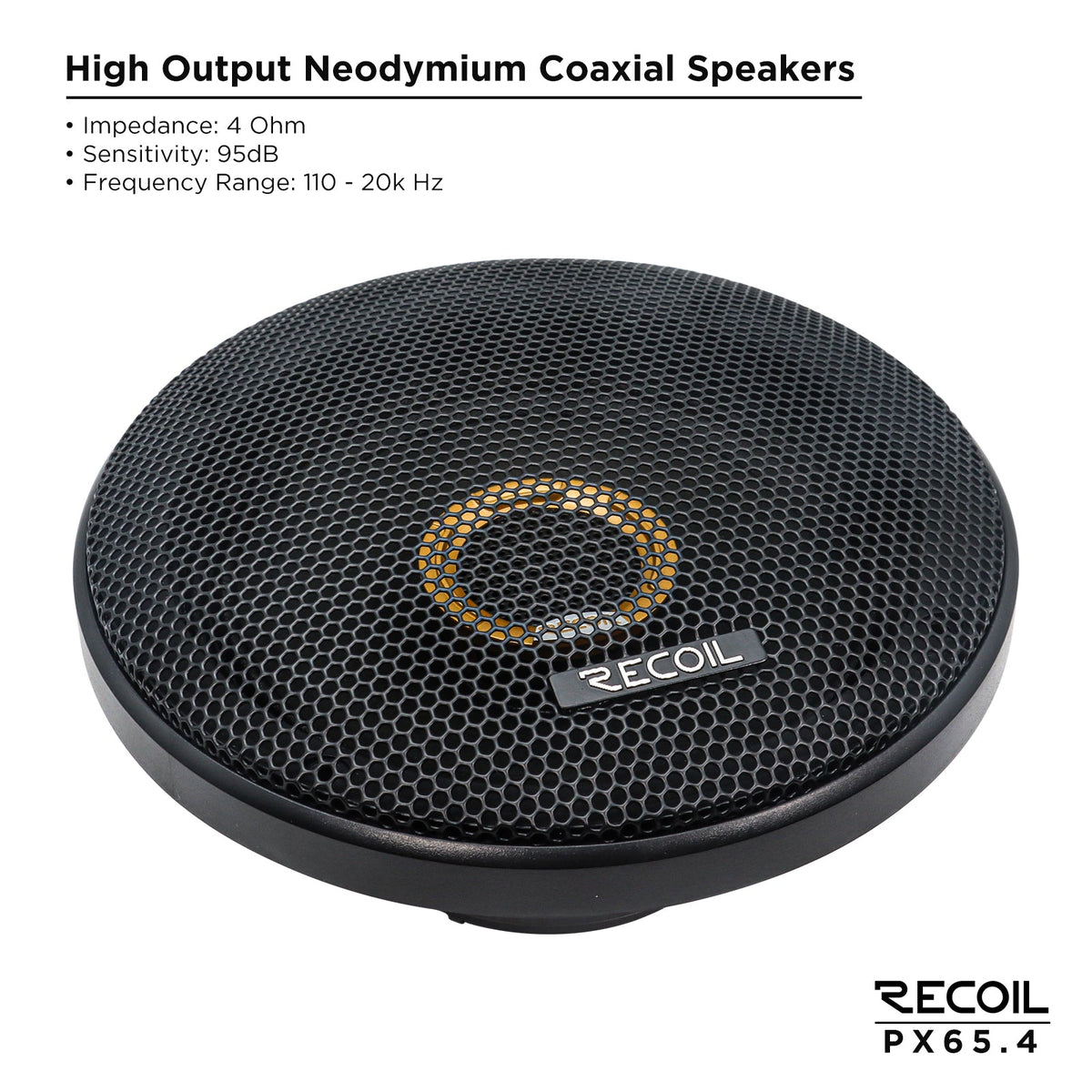 Recoil PX65.4 Pro Audio Neo coaxial speakers
