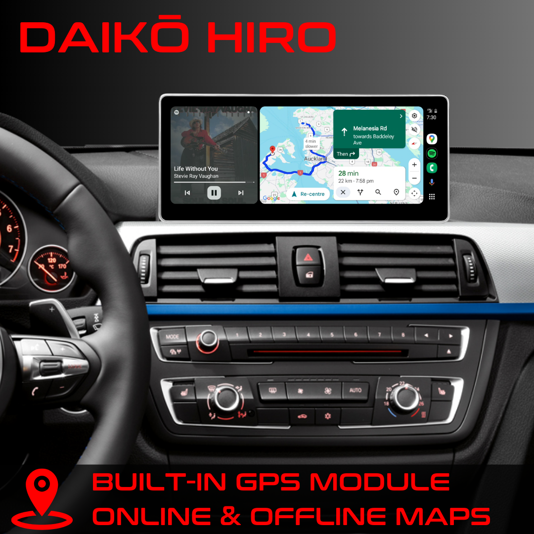 Daiko Hiro Car Stereo For Mazda 6 Atenza 2017-2023 Works With Wireless Carplay Android Auto Ultra Wide QLED Screen GPS Maps Buletooth
