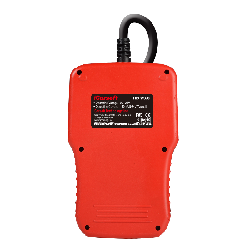 Heavy Duty Diagnostic Tool For Trucks iCarsoft HD V3.0 12V/24V New Model