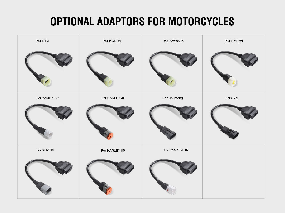 Motorcycles And Cars Diagnostic Tool iCarsoft i820 with Motorcycle Main Cable