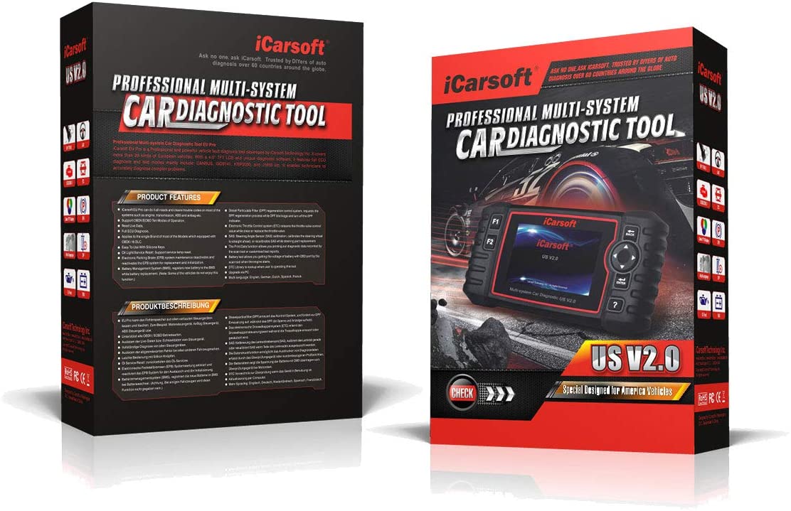 Car Diagnostic Tool iCarsoft US V2.0