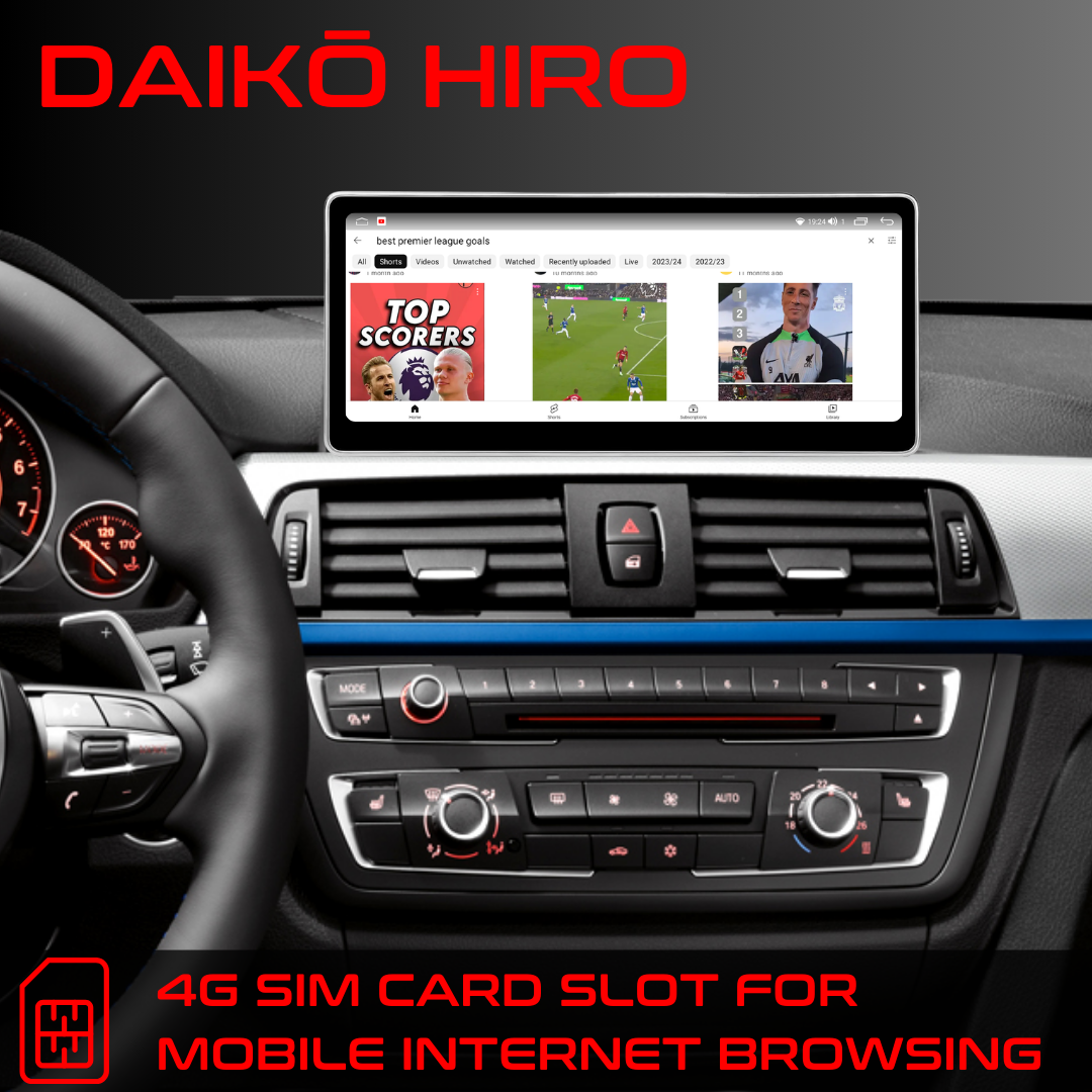 Daiko Hiro Car Stereo For Mazda 6 Atenza 2017-2023 Works With Wireless Carplay Android Auto Ultra Wide QLED Screen GPS Maps Buletooth