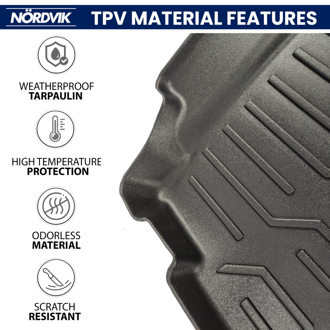 Nordvik Heavy Duty Floor Liners Kit For Toyota Hiace 200 Standard 2008+