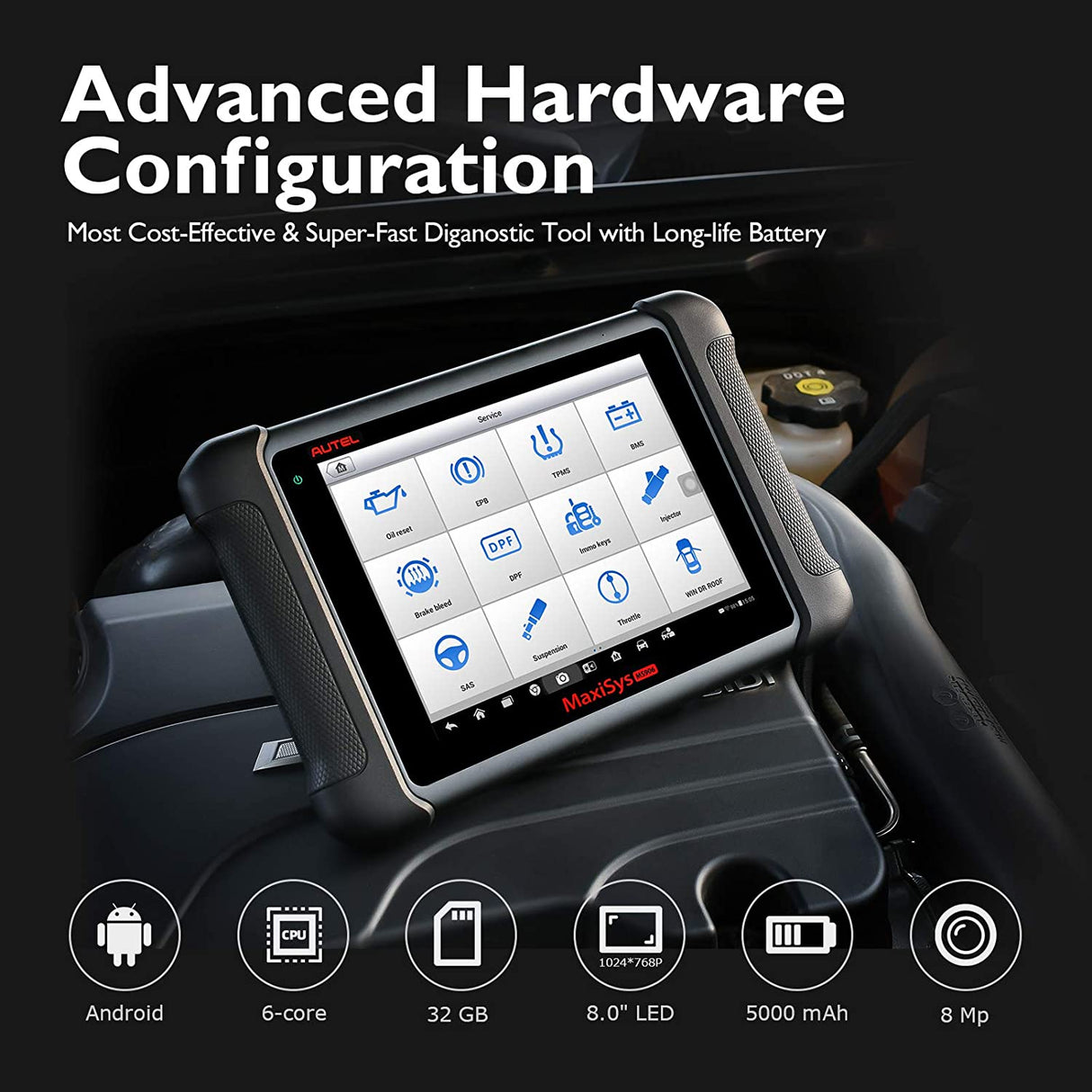 Professional Diagnostic Tool Autel Maxisys MS906 Automotive Scan Tool TPMS Keys