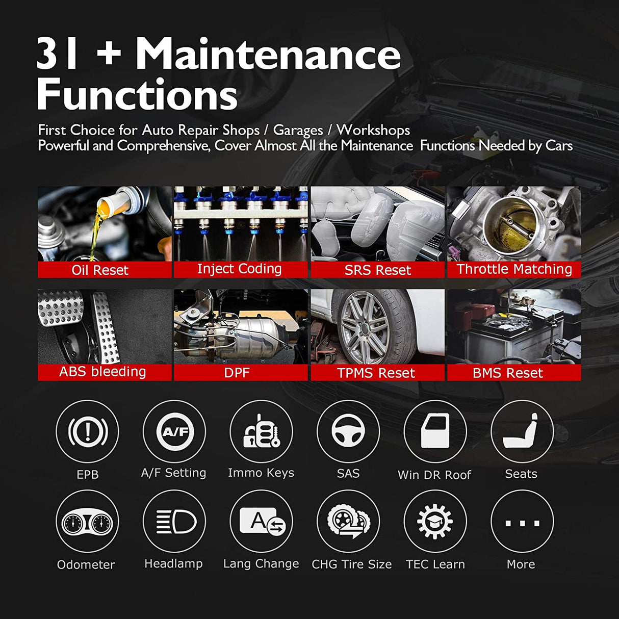 Professional Diagnostic Tool Autel Maxisys MS906 Automotive Scan Tool TPMS Keys