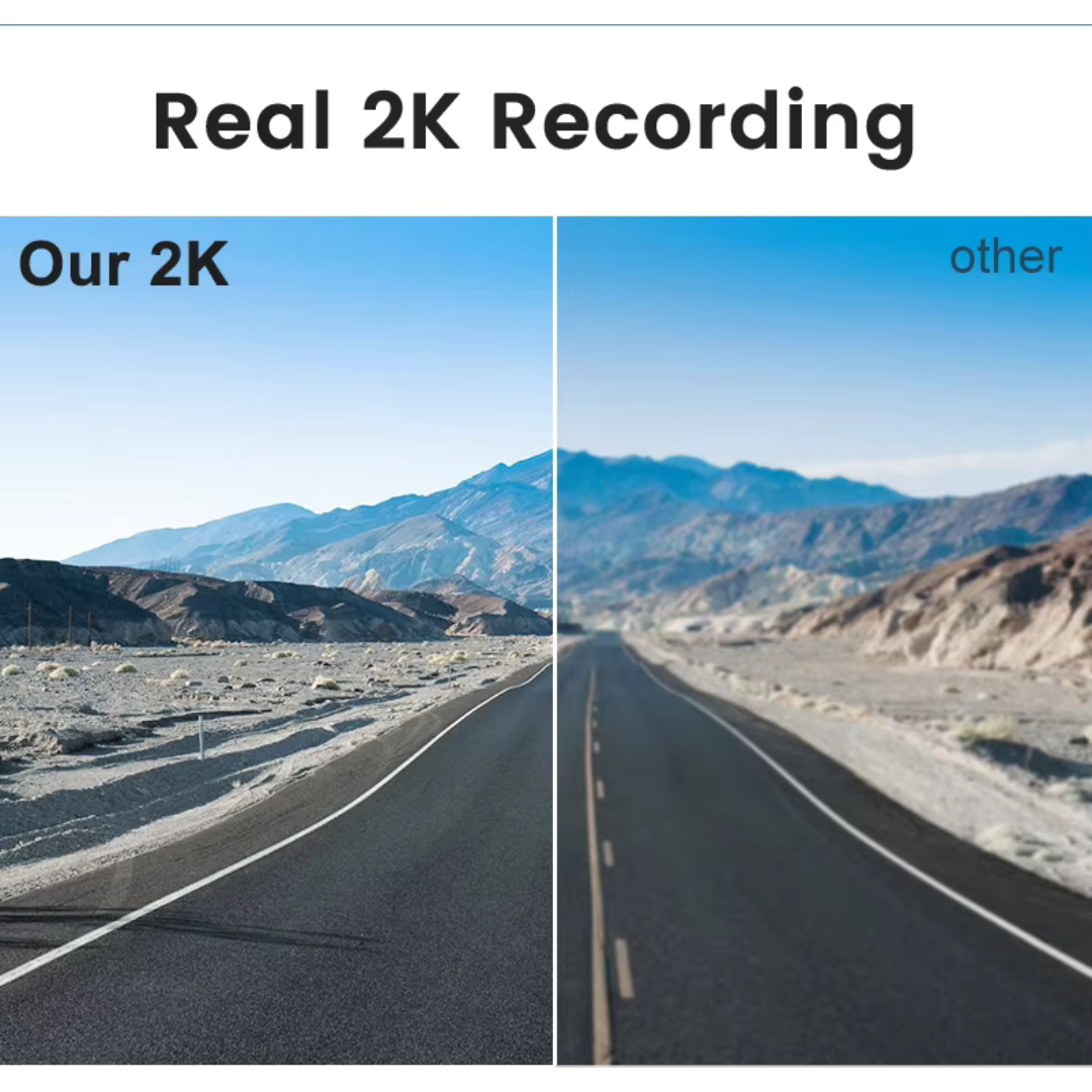 3" 4G Dash Cam – 2K Dual Lens WiFi GPS Live Remote View Car DVR
