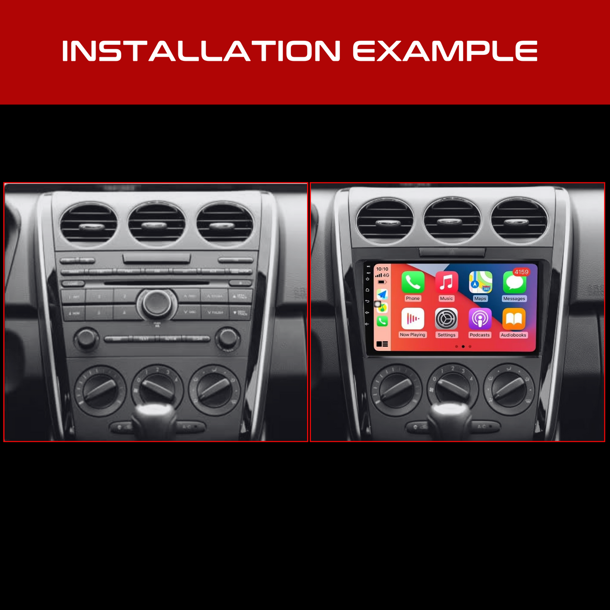 Daiko Multimedia Unit Wireless Carplay Android Auto GPS For Mazda CX-7