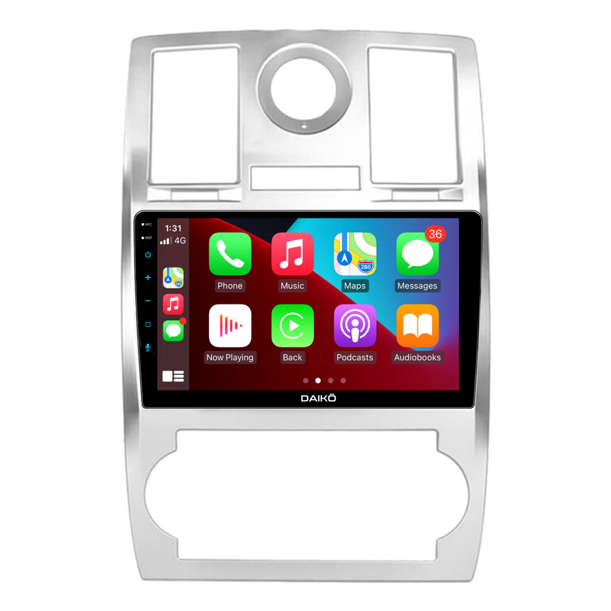 Daiko Multimedia Unit Wireless Carplay Android Auto For Chrysler 300C 2005-2010
