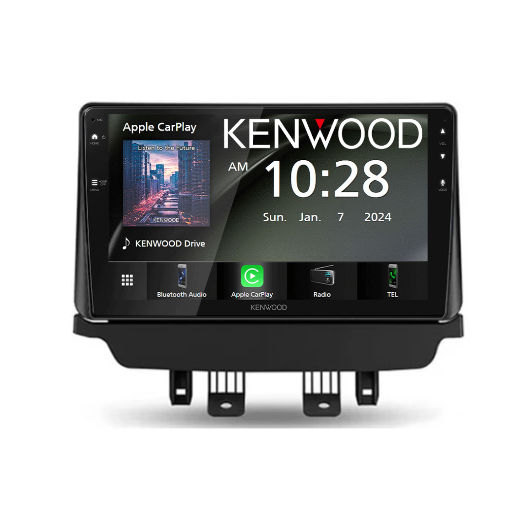 Mazda 2 Demio 2014-2019 NO Factory Screen Kenwood DMX80AXS Digital Media Receiver Carplay Android Auto