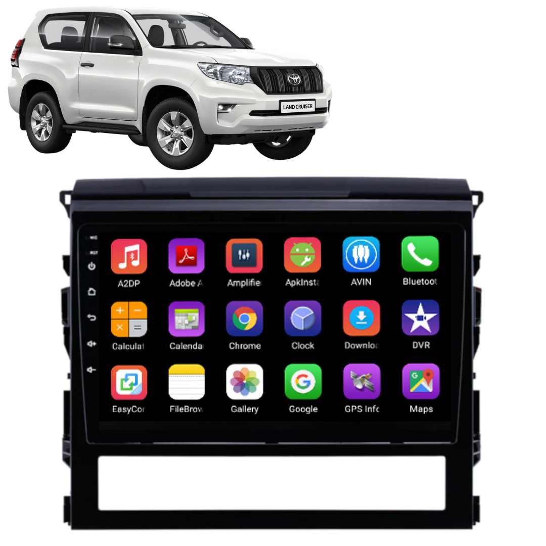 Daiko Car Stereo Wireless Carplay Android Auto For Toyota Land Cruiser 2016-2023