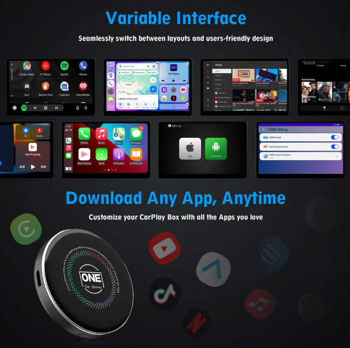 CarPlay AI Box HE PRO HDMI Edition For Wired Carplay Equipped Cars