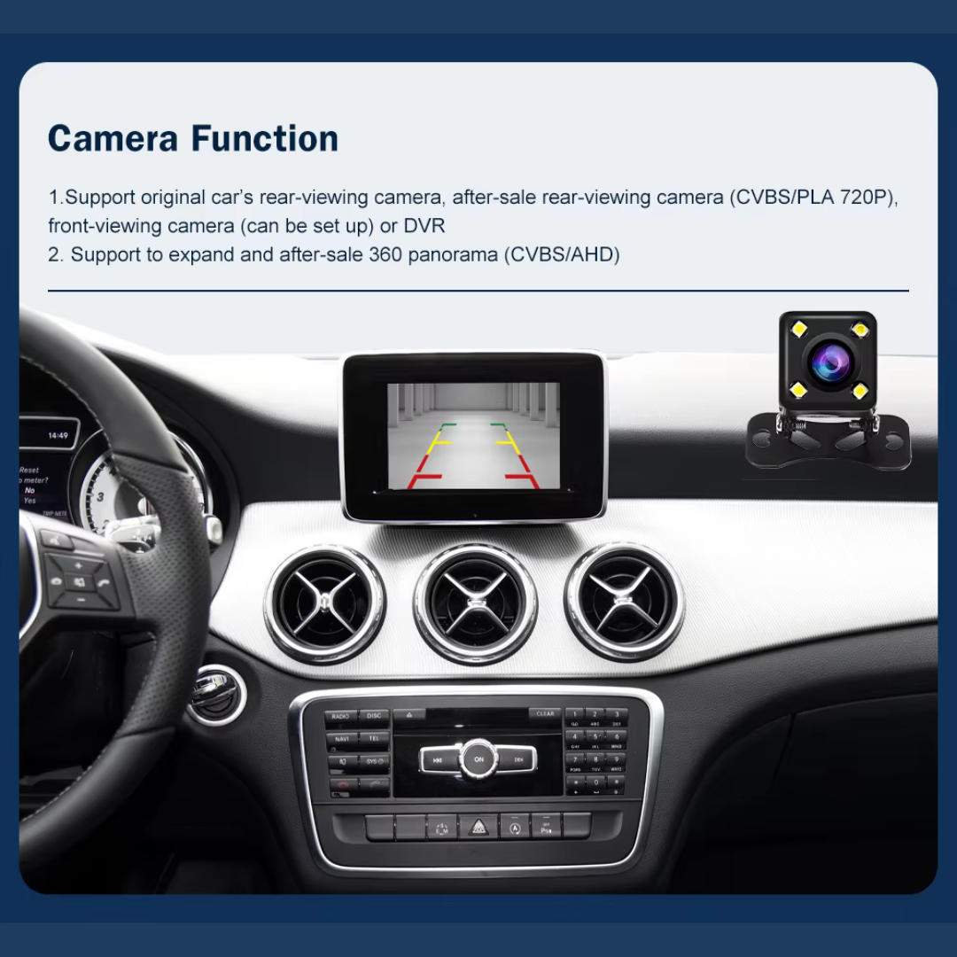 Wireless CarPlay & Android Auto Decoder For Mercedes NTG4.5 / 4.7