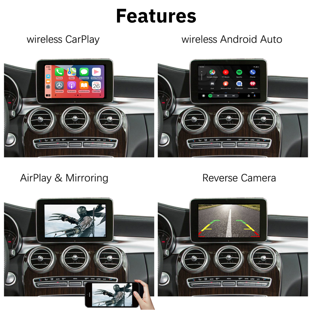 Wireless CarPlay & Android Auto Decoder For Mercedes NTG5.0 / 5.1 / 5.2