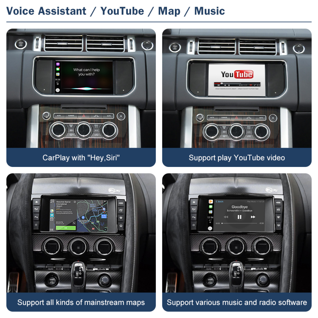 Wireless CarPlay & Android Auto Decoder For Land Rover & Jaguar (Bosch Head Unit 2012–2016)