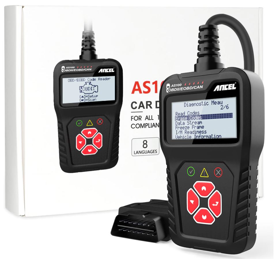 Car Diagnostic Scanner Ancel AS100 OBDII Scanner Check Engine Read Codes