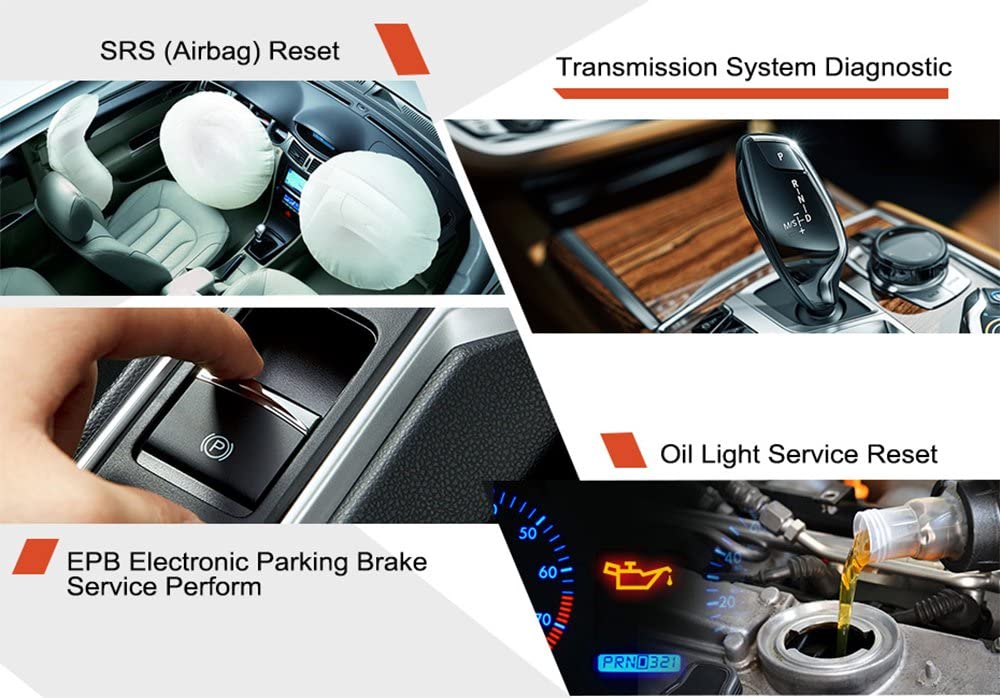 Professional Car Scanner Full Sytem Ancel FX6000 read Clear Codes Reset DPF Oil