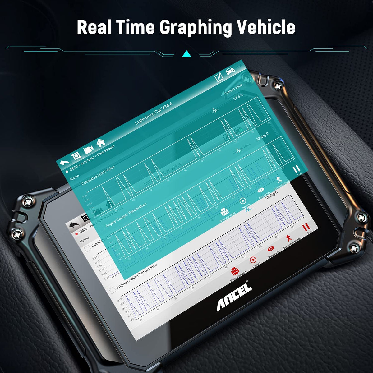 Professional Diagnostic Scanner Ancel V6 Full System OBD2 15 Reset Functions
