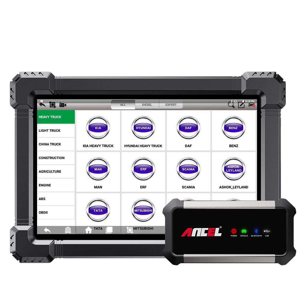 Heavy Duty Truck Diagnostic Scanner Ancel X7 HD Full System 12V 24V