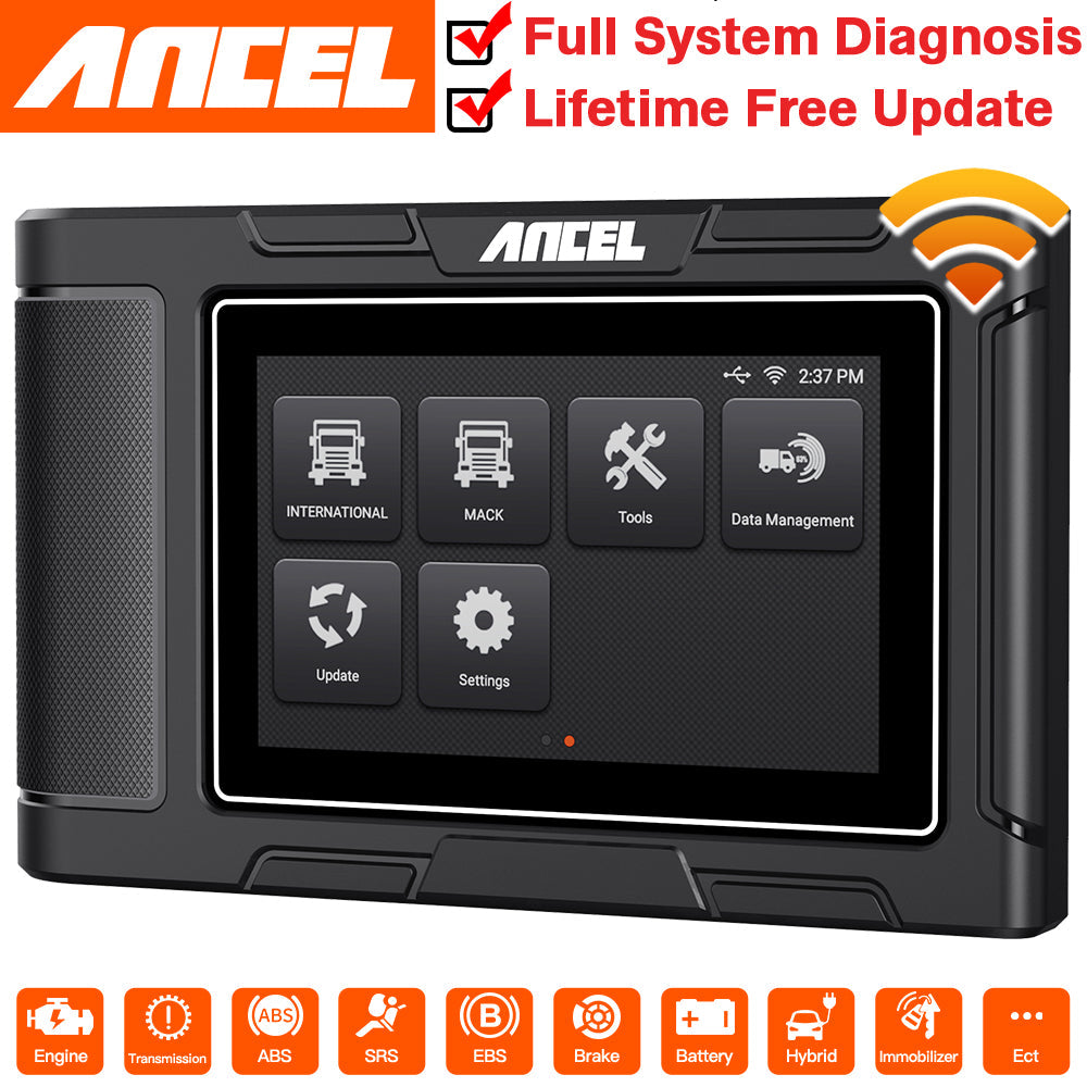 Heavy Duty Truck Scan Tool ANCEL HD3100 All System 12V/24V 2in1 Cars and Trucks