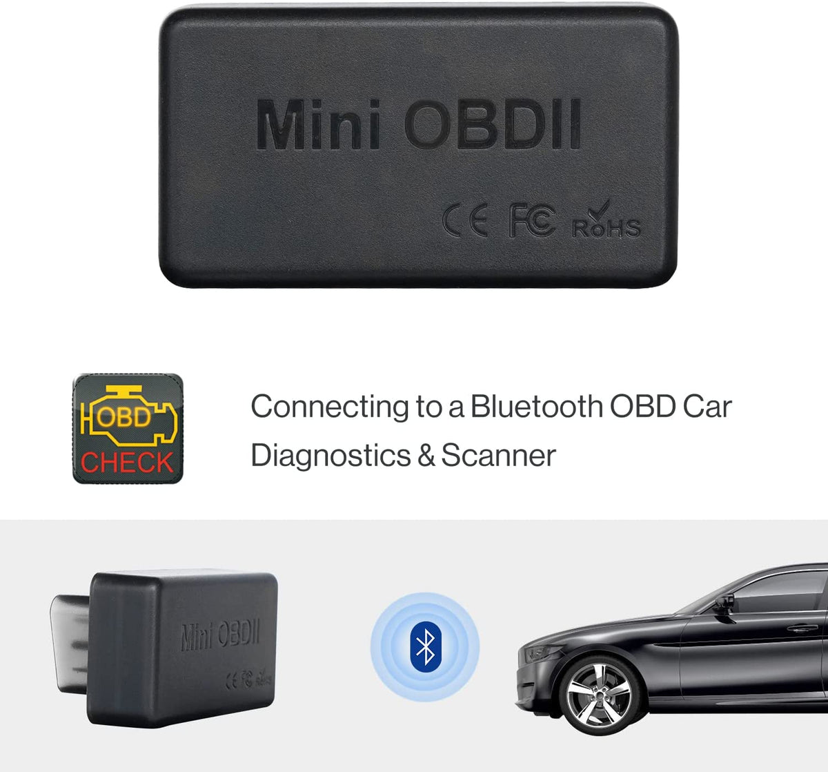 ATOTO Bluetooth OBDII/ OBD2 Car Diagnostic Scanner For ATOTO A6&S8
