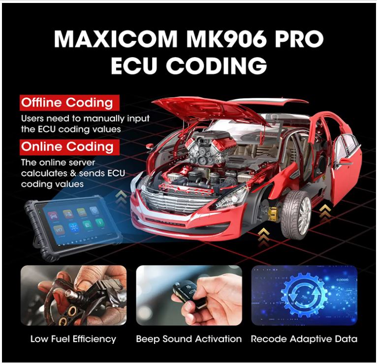 Professional Scan Tool Autel MK906Pro 36+ Service Functions ECU Coding