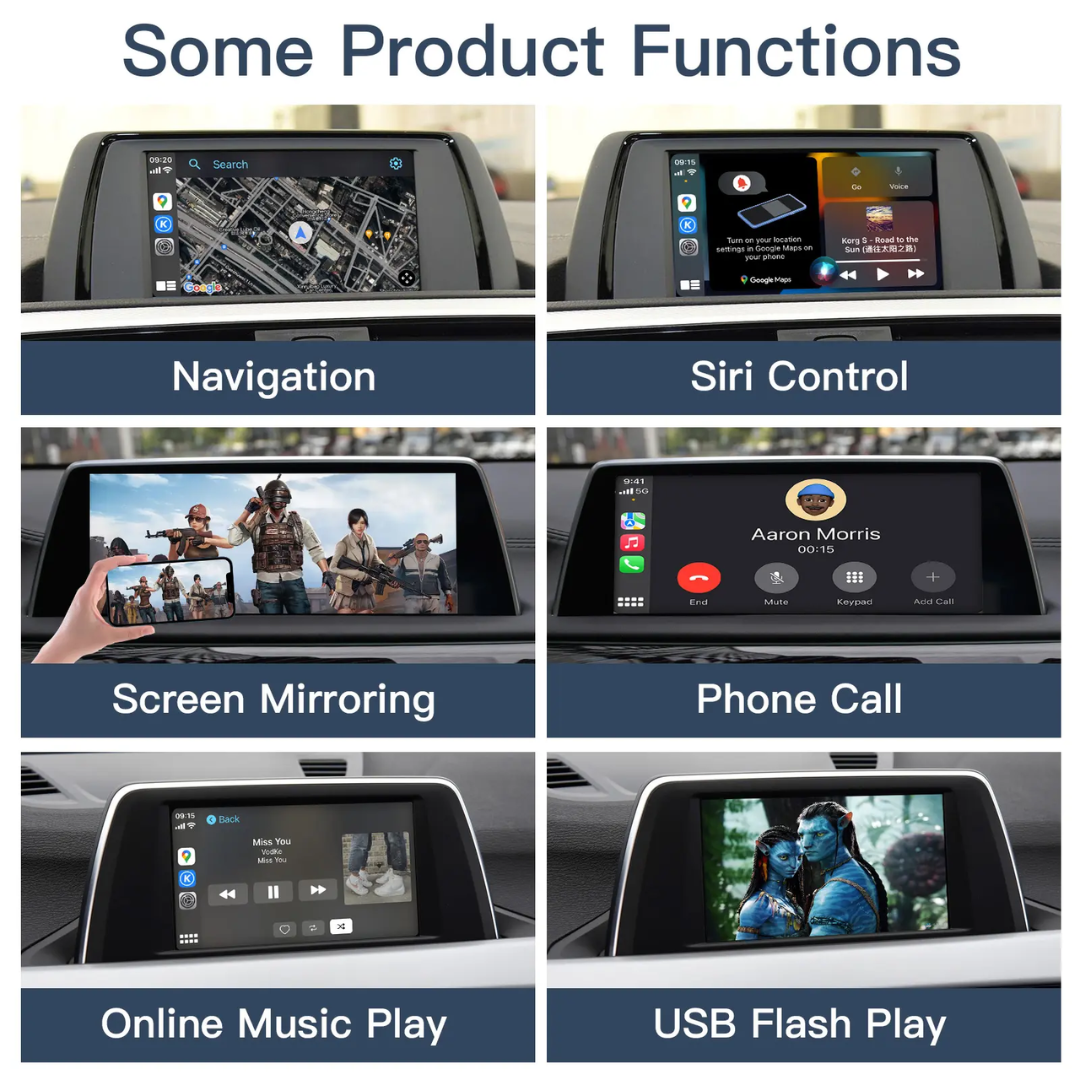 Wireless CarPlay Android Auto Decoder For BMW CiC 1 2 3 4 5 7 Series