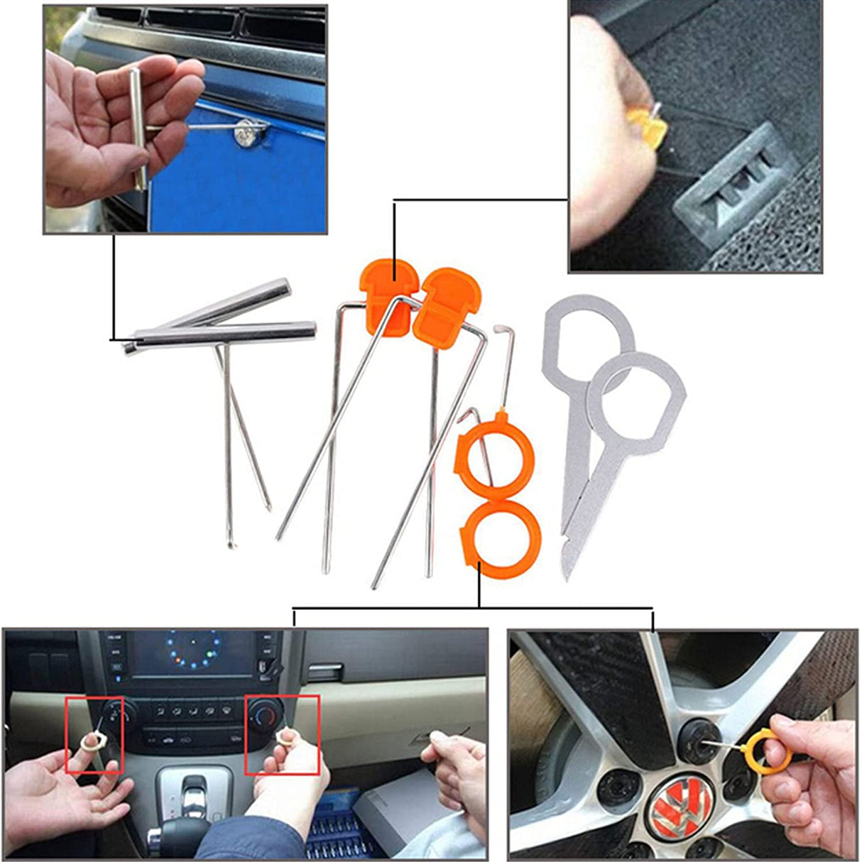 Car Stereo Removal Kit 12pcs Car Trim Removal Kit