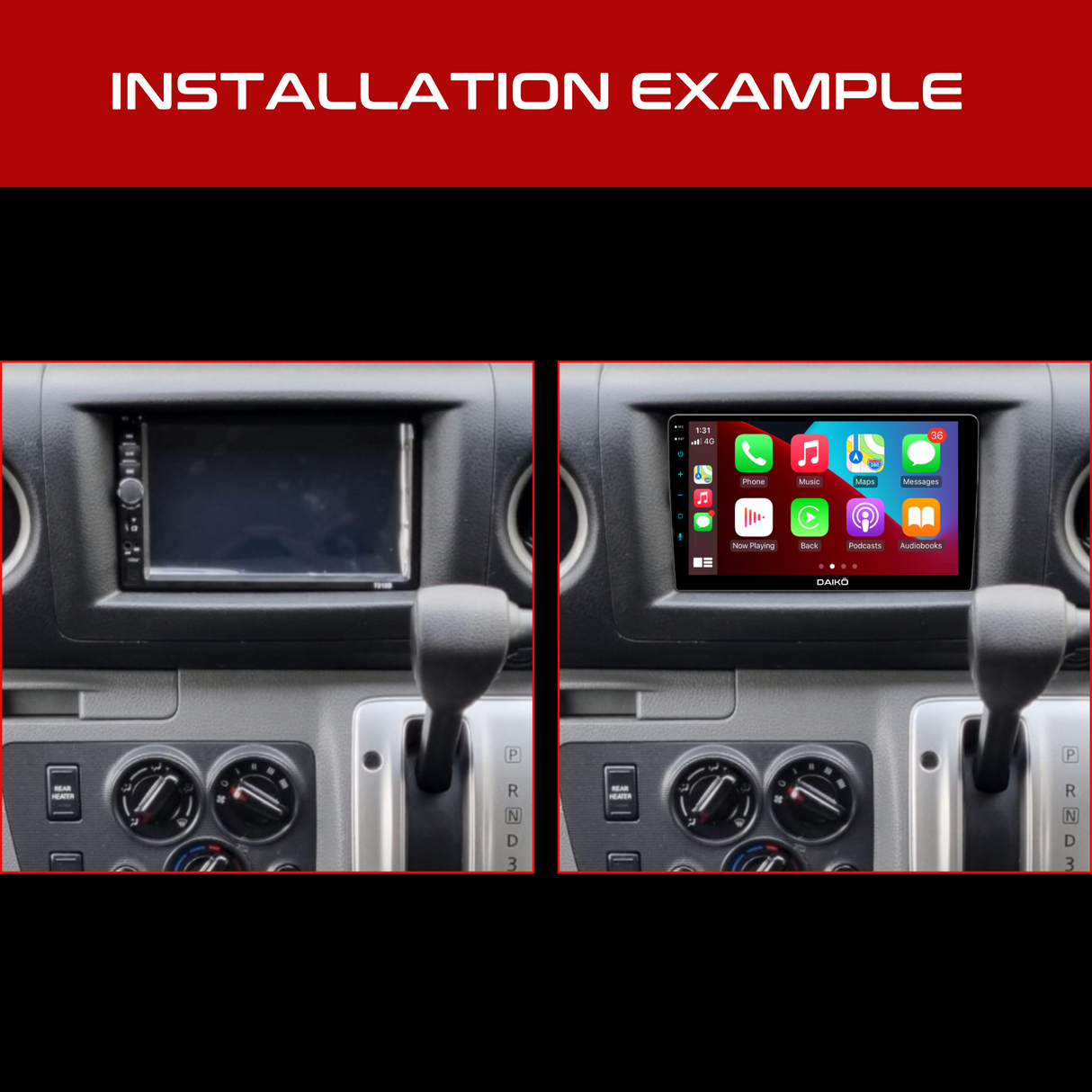 Daiko Car Stereo Wireless Carplay Android Auto For Nissan Nv350 2012-2017 9Inch