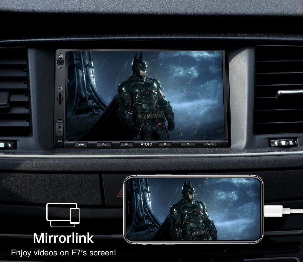 Car Stereo ATOTO F7 WE Wireless CarPlay & Android Auto Bluetooth With Buttons