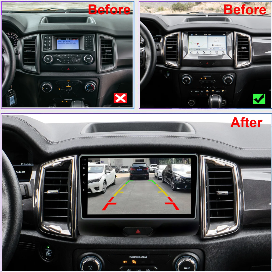 Daiko Multimedia Unit Wireless Carplay Android Auto For Ford Ranger 2015-2022