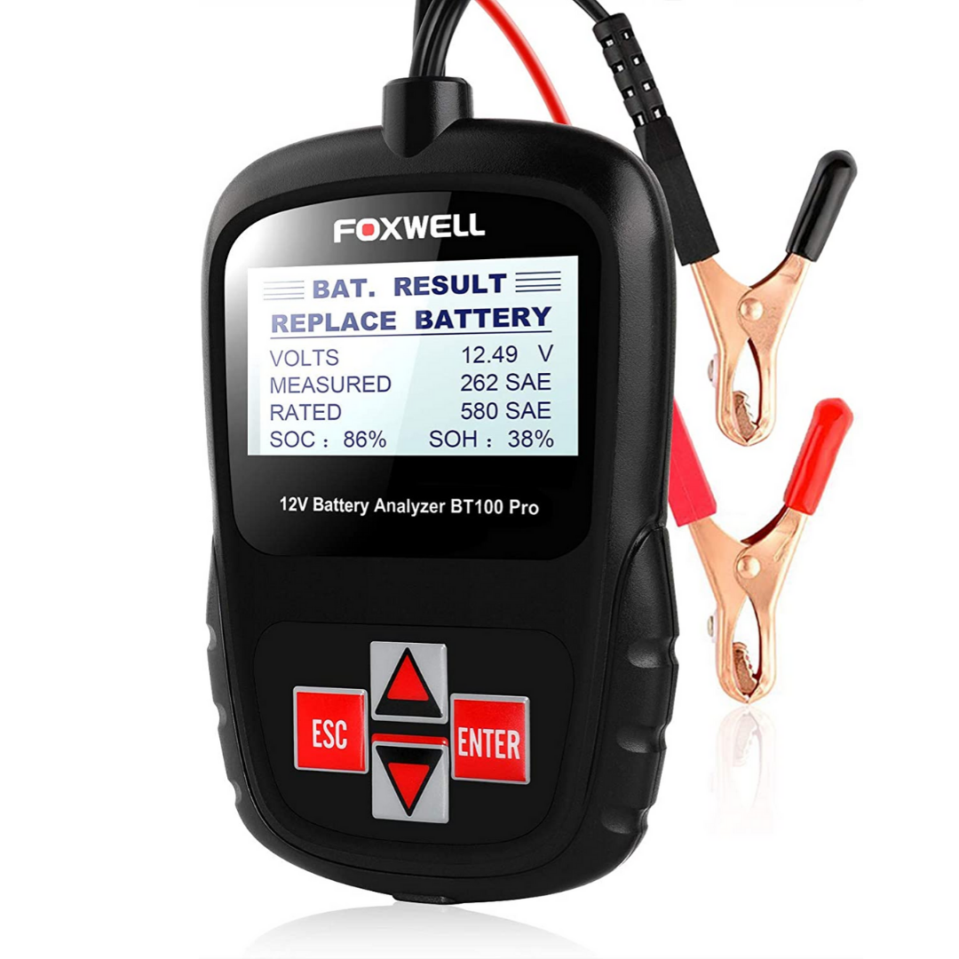 Foxwell BT100 PRO 6V 12V Car Battery Health Analyzer Diagnostic Tool