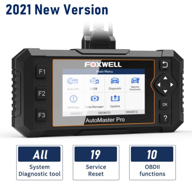 Foxwell NT644 Elite Professional OBD1/OBD2 All Systems Scan Tool Oil Gear ABS
