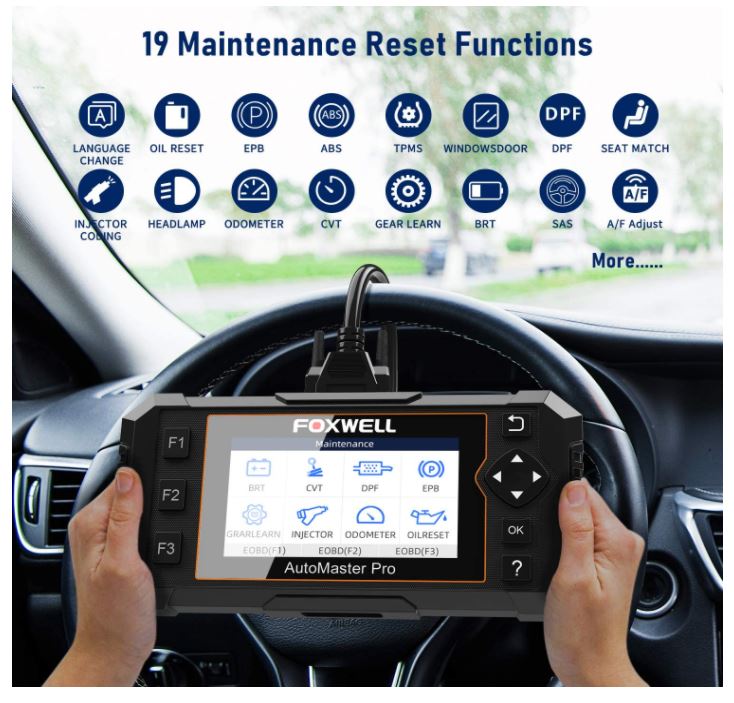 Foxwell NT644 Elite Professional OBD1/OBD2 All Systems Scan Tool Oil Gear ABS